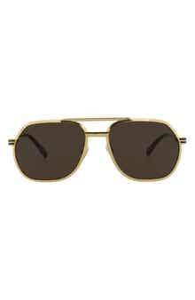 Gucci 60mm Pilot Sunglasses