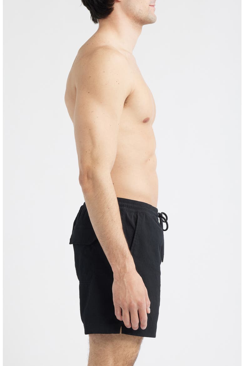 5-Inch Volley Swim Shorts, Alternate, color, BLACK
