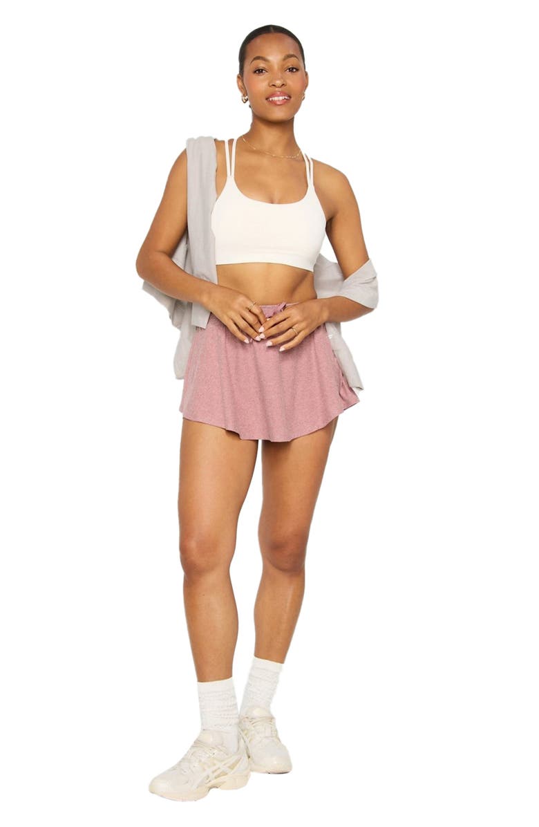 Fabletics Cloud Jersey Full Zip Hoodie, Alternate, color, Light Sand Heather