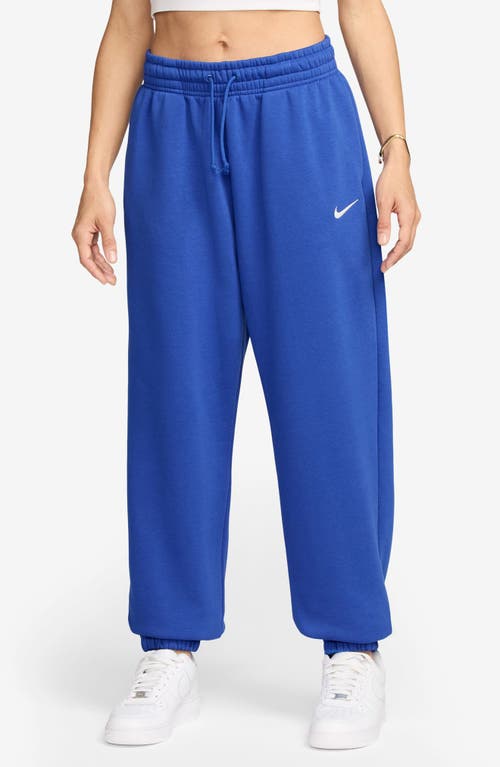 Nike Women's  Sportswear Phoenix Fleece High-waisted Oversized Sweatpants In Game Royal/sail