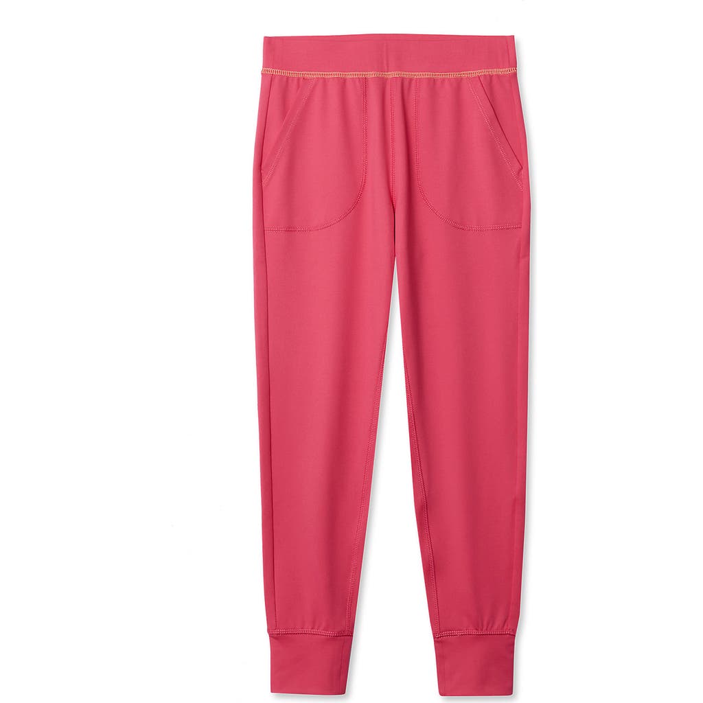 Lands' End Girls Active Jogger With Pockets In Pink
