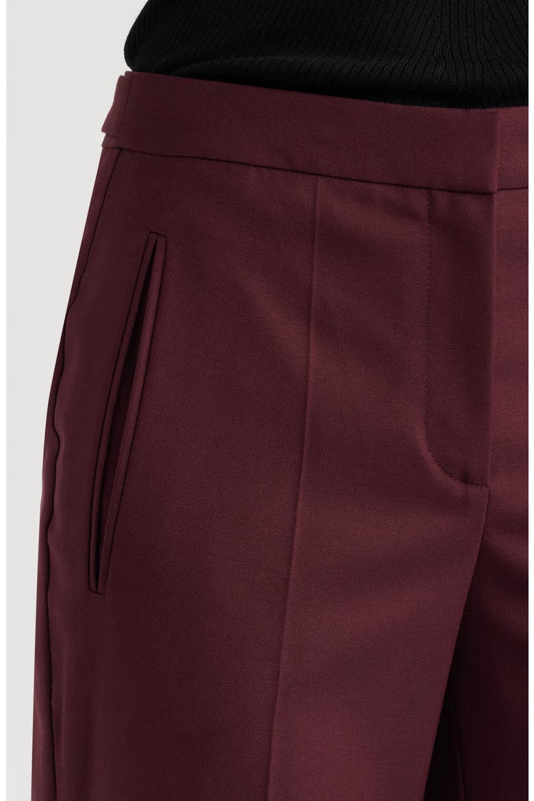 Talia Wool Blend Flare Pant, Alternate, color, PORT ROYALE