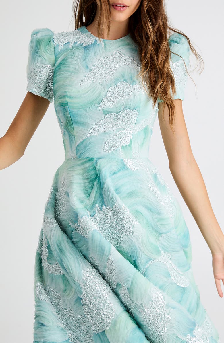 HELSI Eleanor Sequin Fit & Flare Cocktail Dress, Alternate, color,