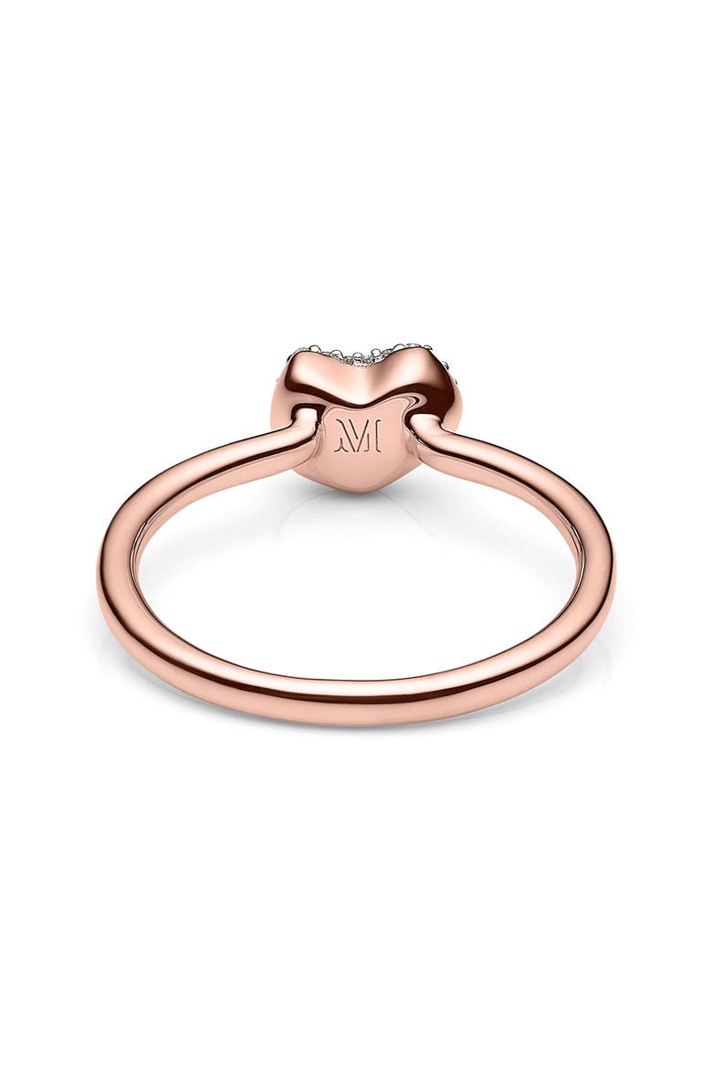 Nura Pavé Diamond Ring, Alternate, color, ROSE GOLD/ DIAMOND
