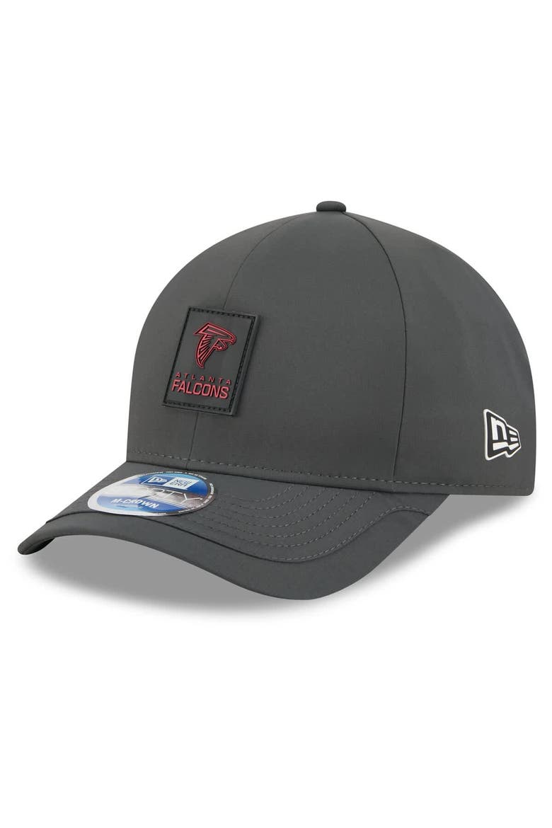 Men's New Era Charcoal Atlanta Falcons 2025 Sideline Cold Weather 9FORTY M-Crown Adjustable Hat, Main, color, Charcoal