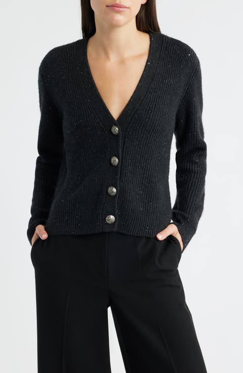 Eddie Metallic Glitter Cardigan