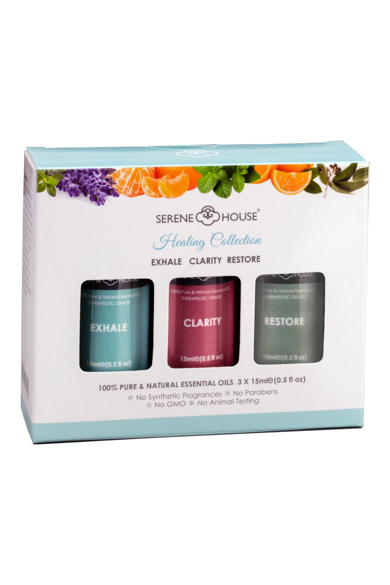 Restore & Healing 3-Pack Essential Oils, Alternate, color, MULTI