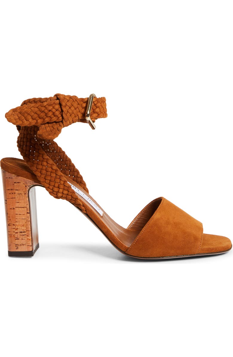 Jimmy Choo Rori Block Heel Sandal, Alternate, color, Tan/ Toasty