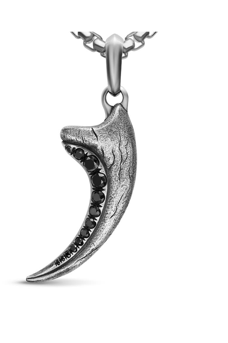 Raptor Claw Amulet, Alternate, color, SILVER PAVE