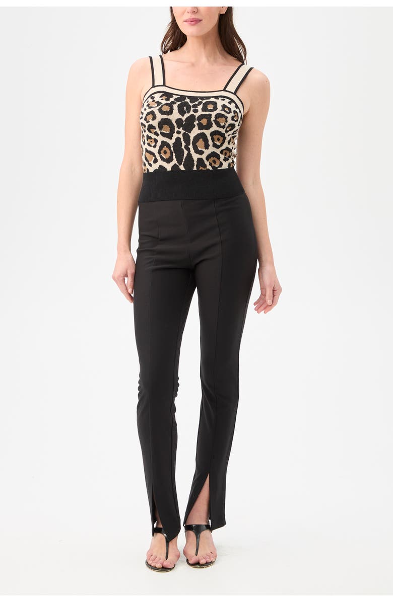 Trina Turk Casady Leopard Knit Cami, Alternate, color, Multi