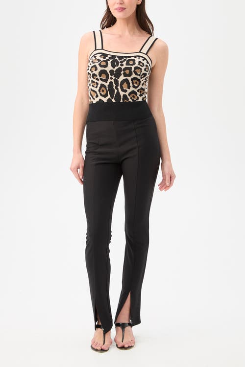 Trina Turk Casady Leopard Knit Cami In Multi