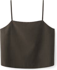 MANGO Sleeveless Crop Top