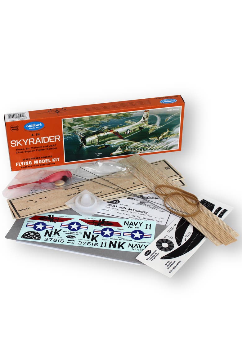 A-1H Skyraider Flying Model Kit 904, Alternate, color, Multicolored