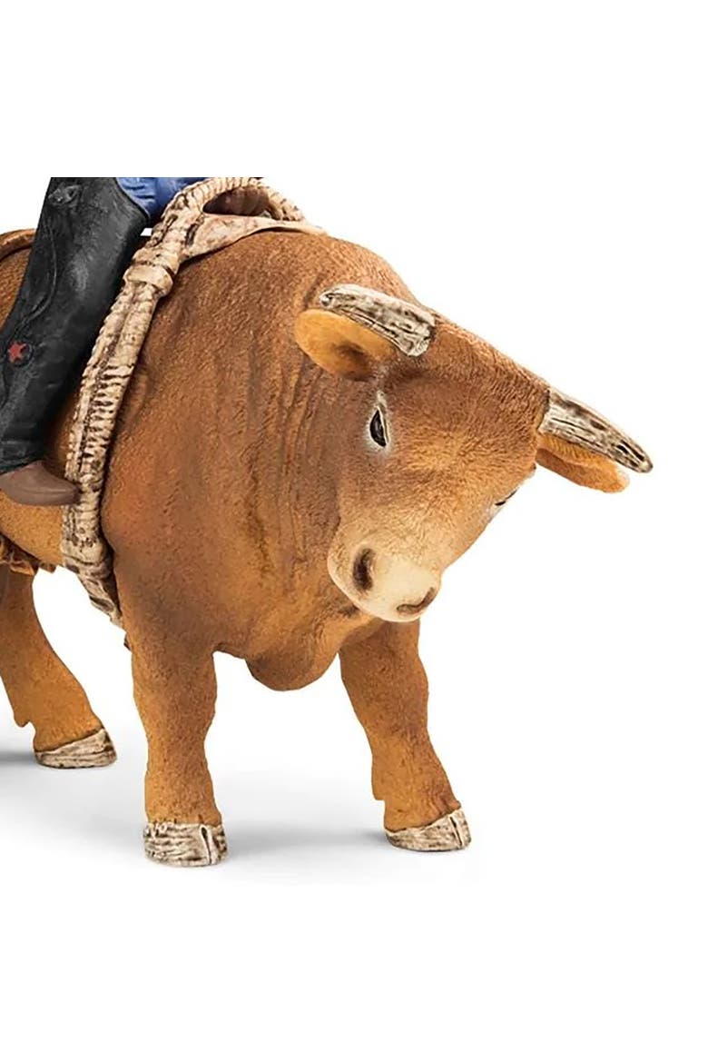 Farm World Cowboy With Bull Rodeo Figure Playset, Alternate, color, Multicolored