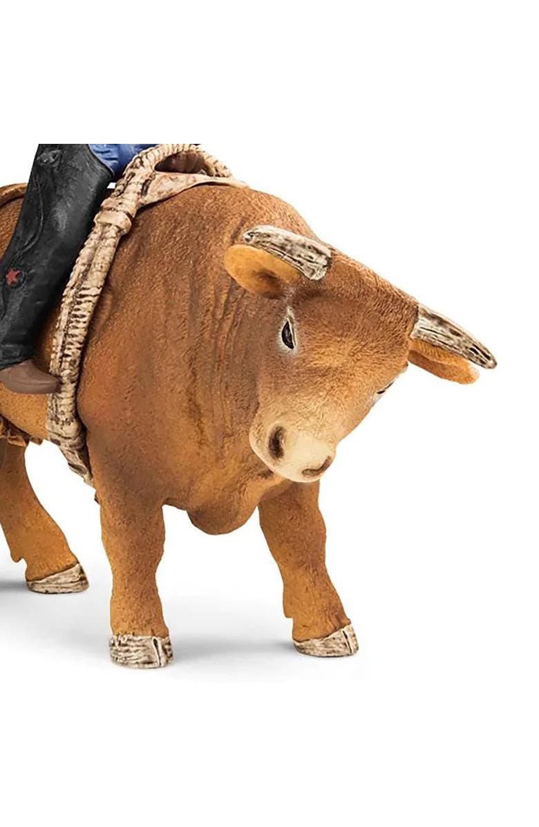 Schleich Farm World Cowboy With Bull Rodeo Figure Playset, Alternate, color, Multicolored