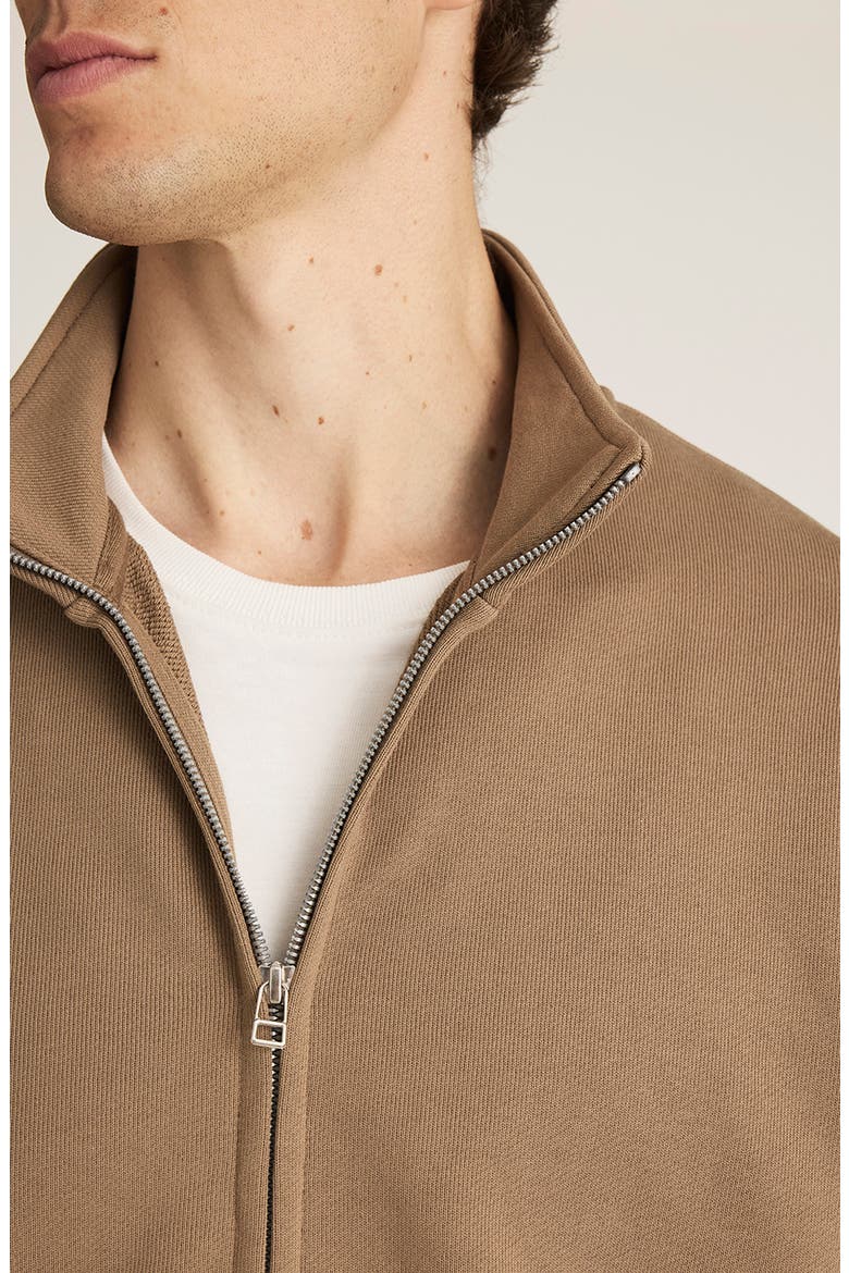 Full Zip Sweatshirt, Alternate, color, SHITAKE