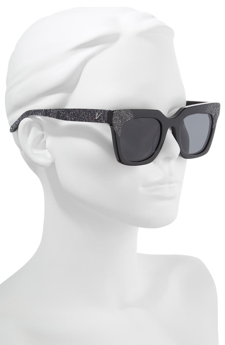 Vow London Riley 50mm Cat Eye Sunglasses, Alternate, color, 