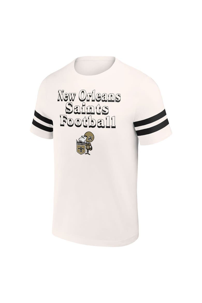 Men's NFL x Darius Rucker Collection by Fanatics Cream New Orleans Saints Vintage T-Shirt, Alternate, color, Cream