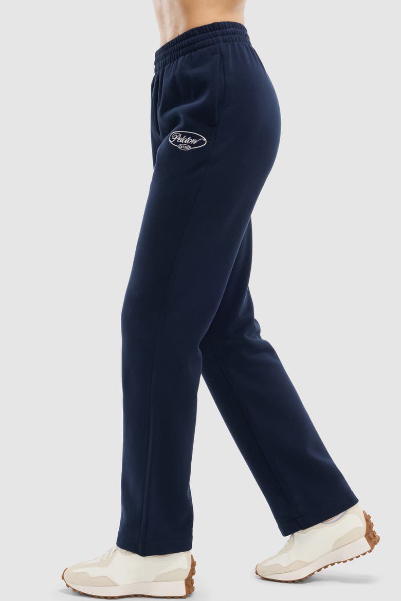 Soft Fleece Straight Leg Pant, Alternate, color, Deep Navy