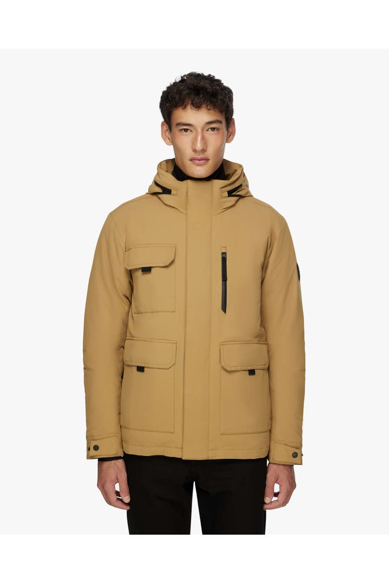 TESLIN | Recycled Down Winter Jacket, Alternate, color, Dark Sand