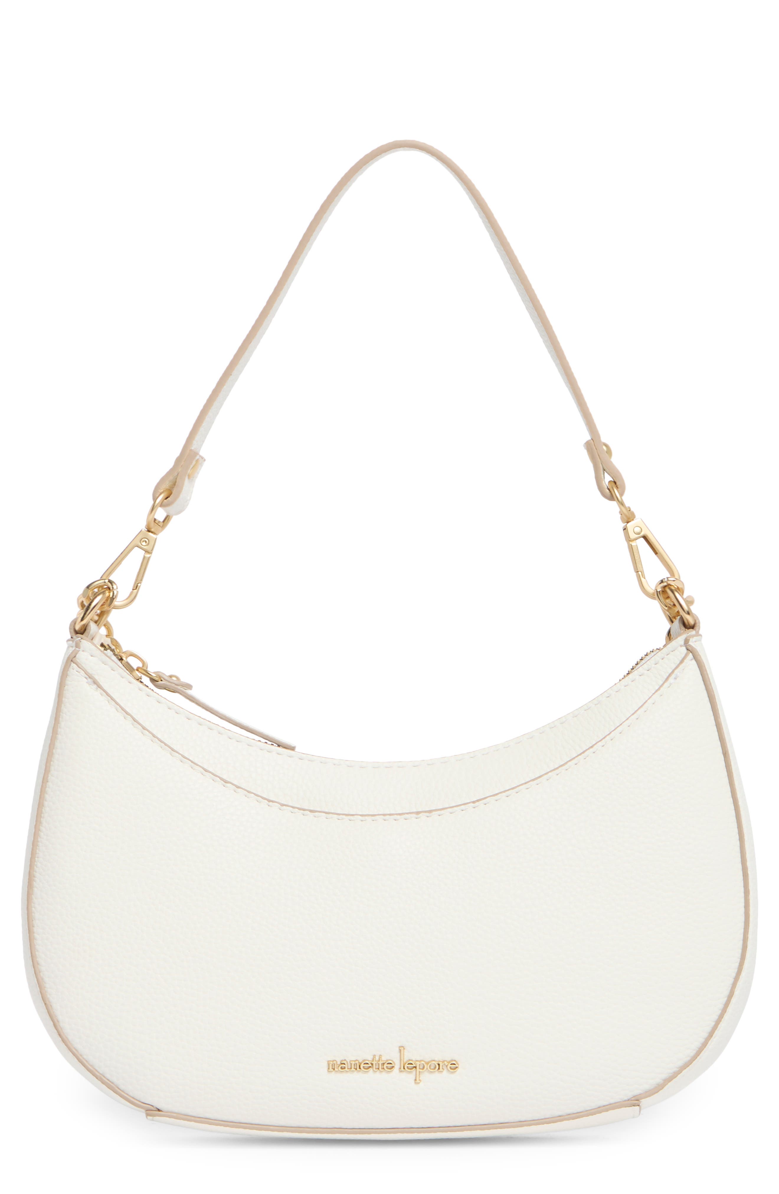 Nanette Lepore Natasha Crescent Baguette Shoulder Bag, Main, color, 