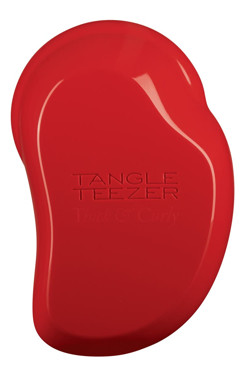 Tangle Teezer Salsa Red Thick & Curly Detangling Hair Brush, Main, color, 