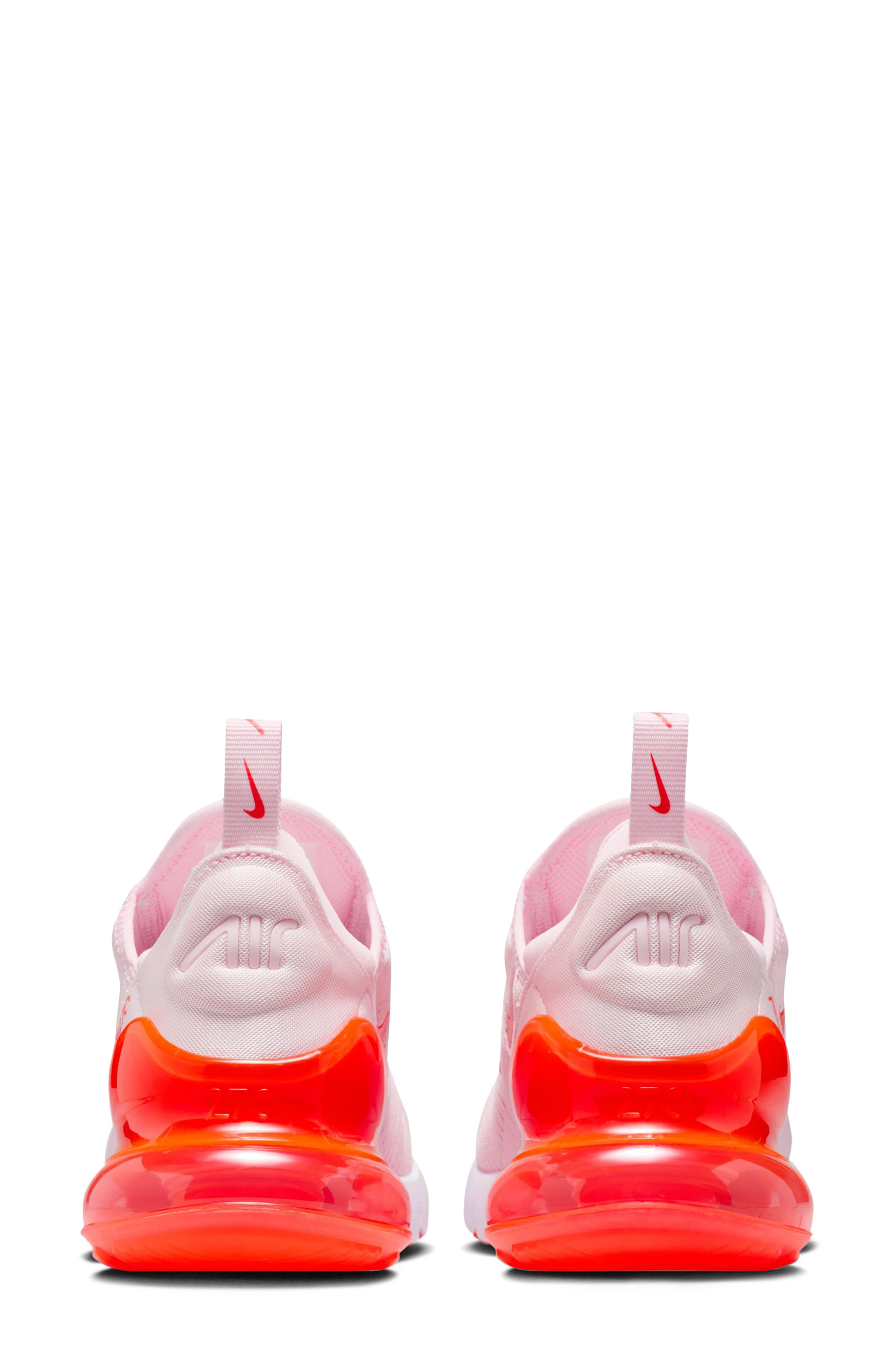 Nike Air Max 270 Sneaker, Alternate, color, Pink/ Bright Crimson/ White