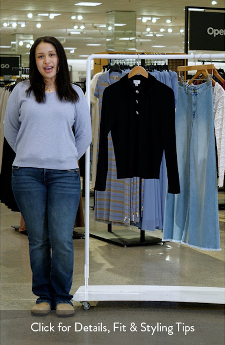 Velvet Rhinestone Polo Top, sales video thumbnail