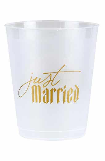 CREATIVE BRANDS Just Married 8-Pack Party Cups