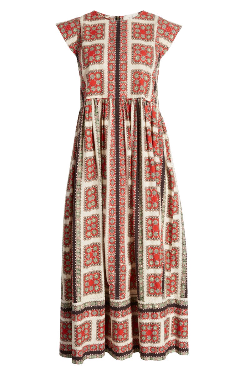 THE GREAT. The Tulsa Print Maxi Dress, Alternate, color, 