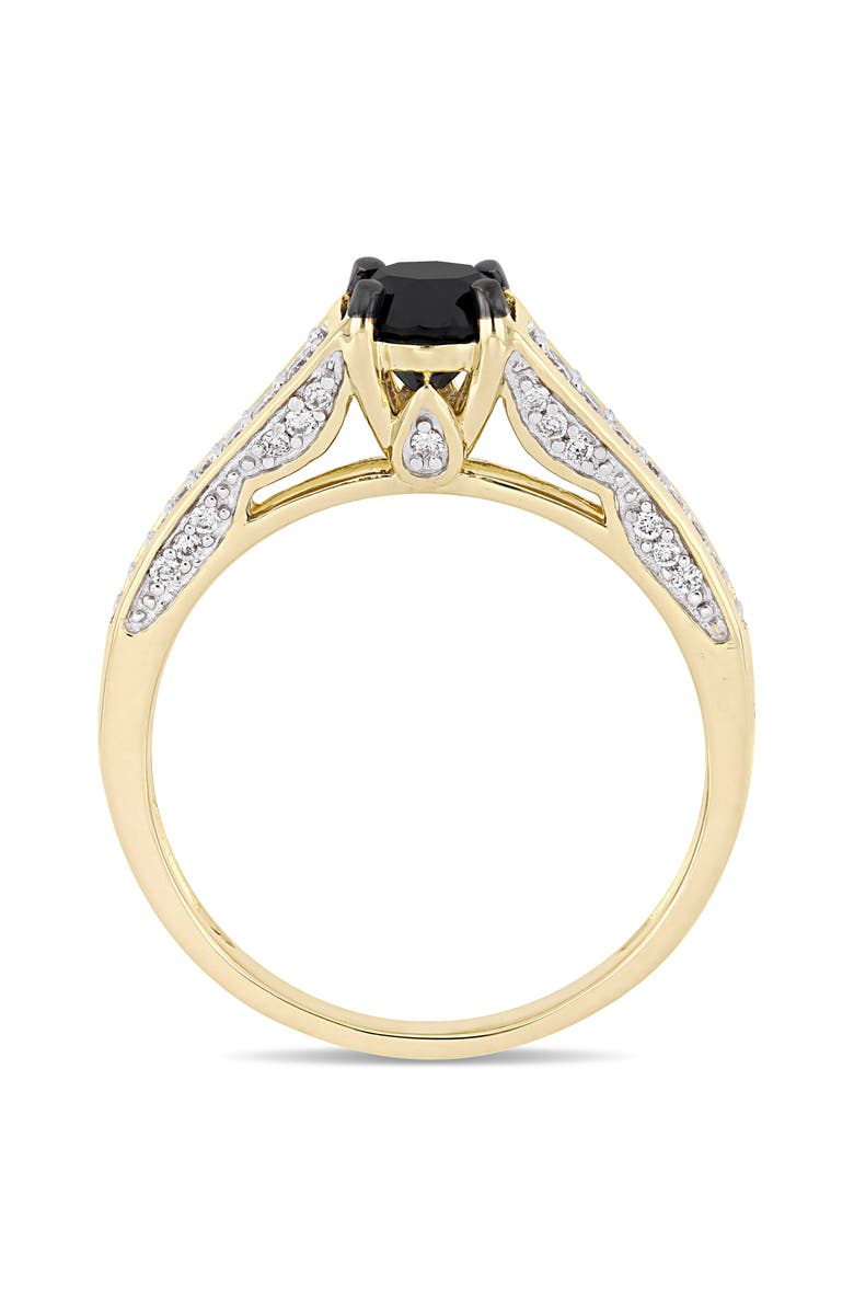 Julianna B. Black & White Diamond Engagement Ring 14k, Alternate, color, Diamond