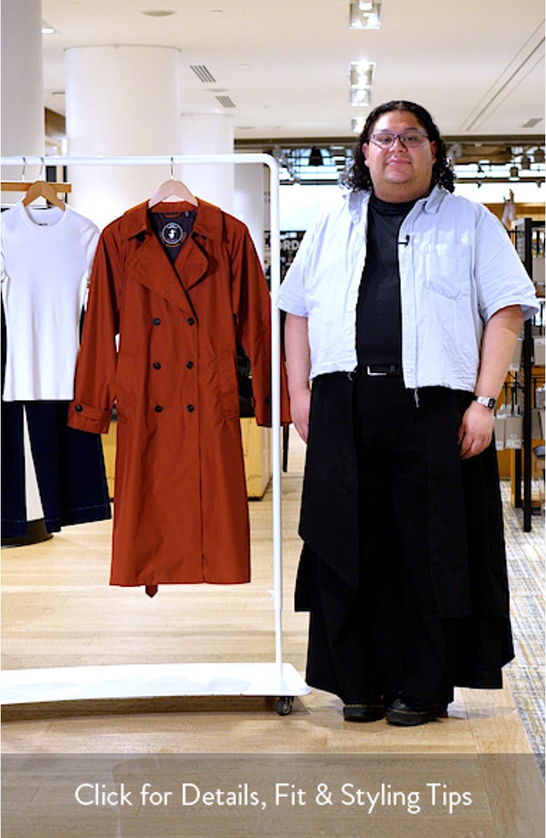 Gala Water Resistant Trench Coat, sales video thumbnail