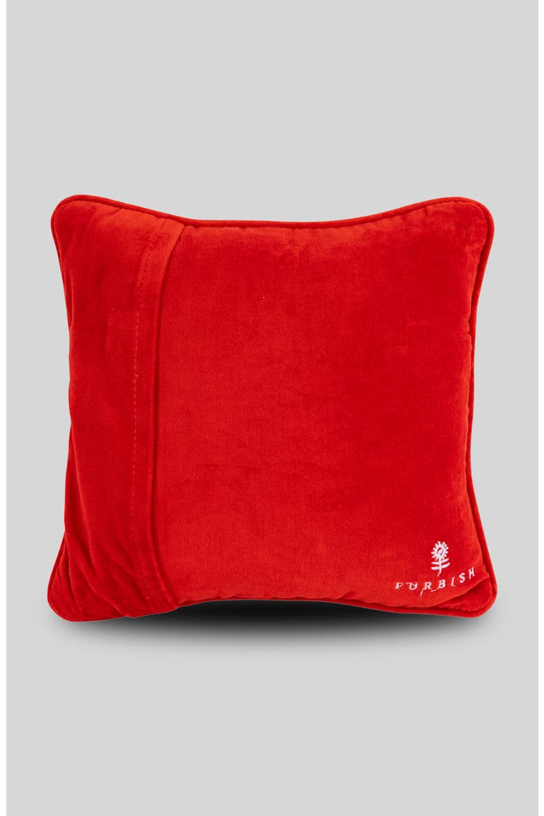 Needlepoint Pillow, Alternate, color, Boo