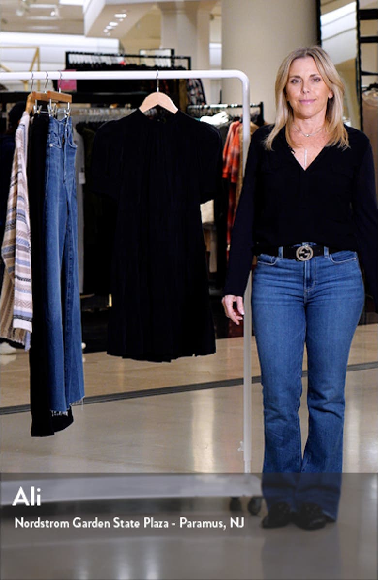 Dorine Puff Sleeve Tiered Minidress, sales video thumbnail