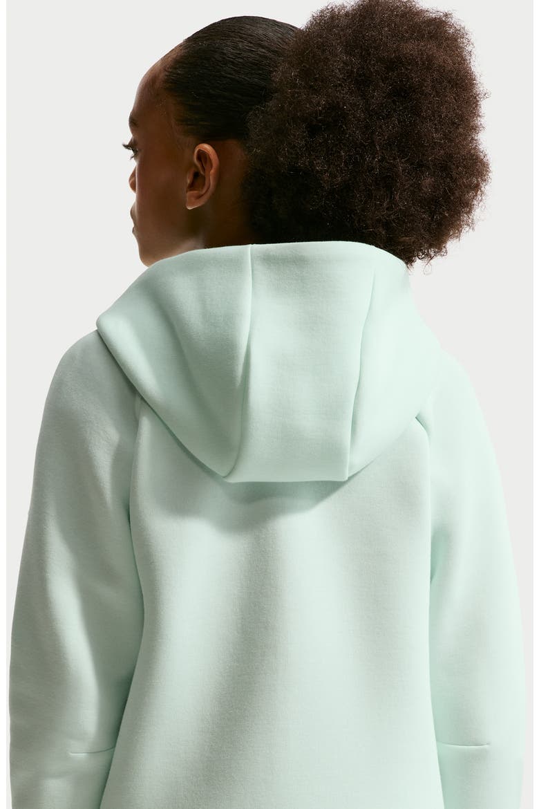 Kids' Sportswear Tech Fleece Hoodie, Alternate, color, BARELY GREEN/ BLACK