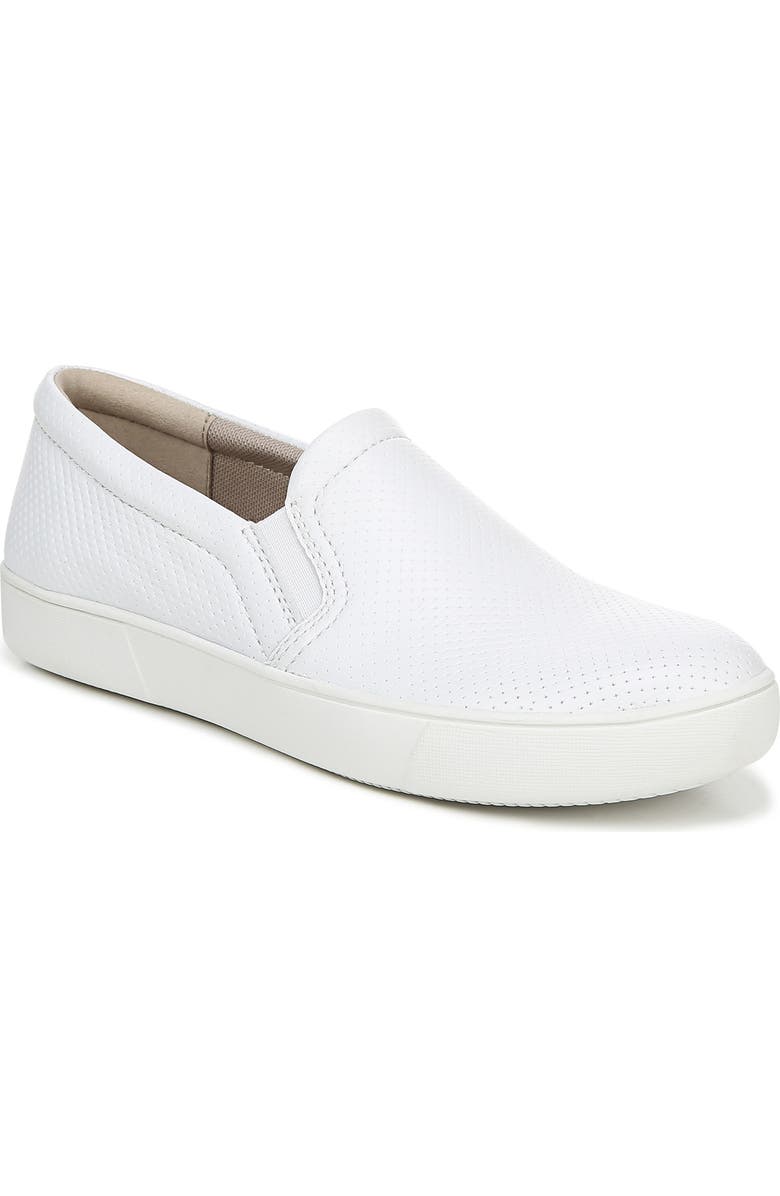 Naturalizer Marianne Slip-On Sneaker, Main, color, White Perforated Leather