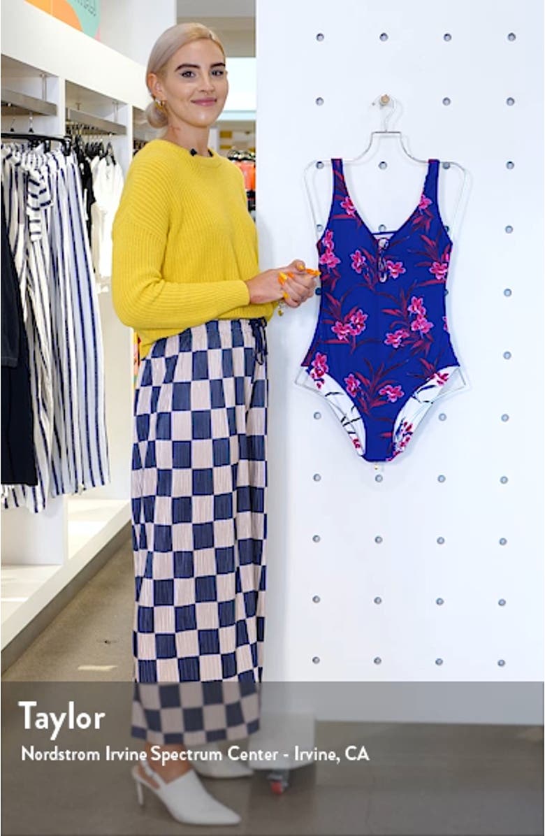 Oasis Blossoms One-Piece Swimsuit, sales video thumbnail