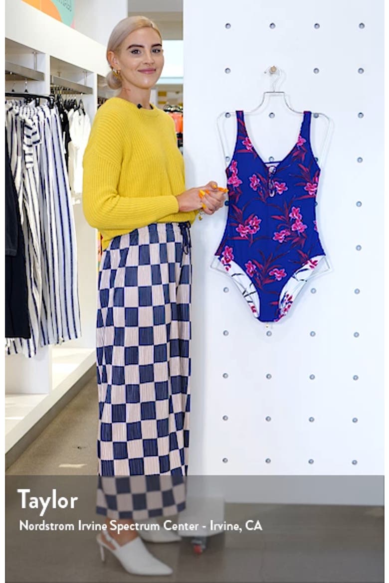 Oasis Blossoms One-Piece Swimsuit video
