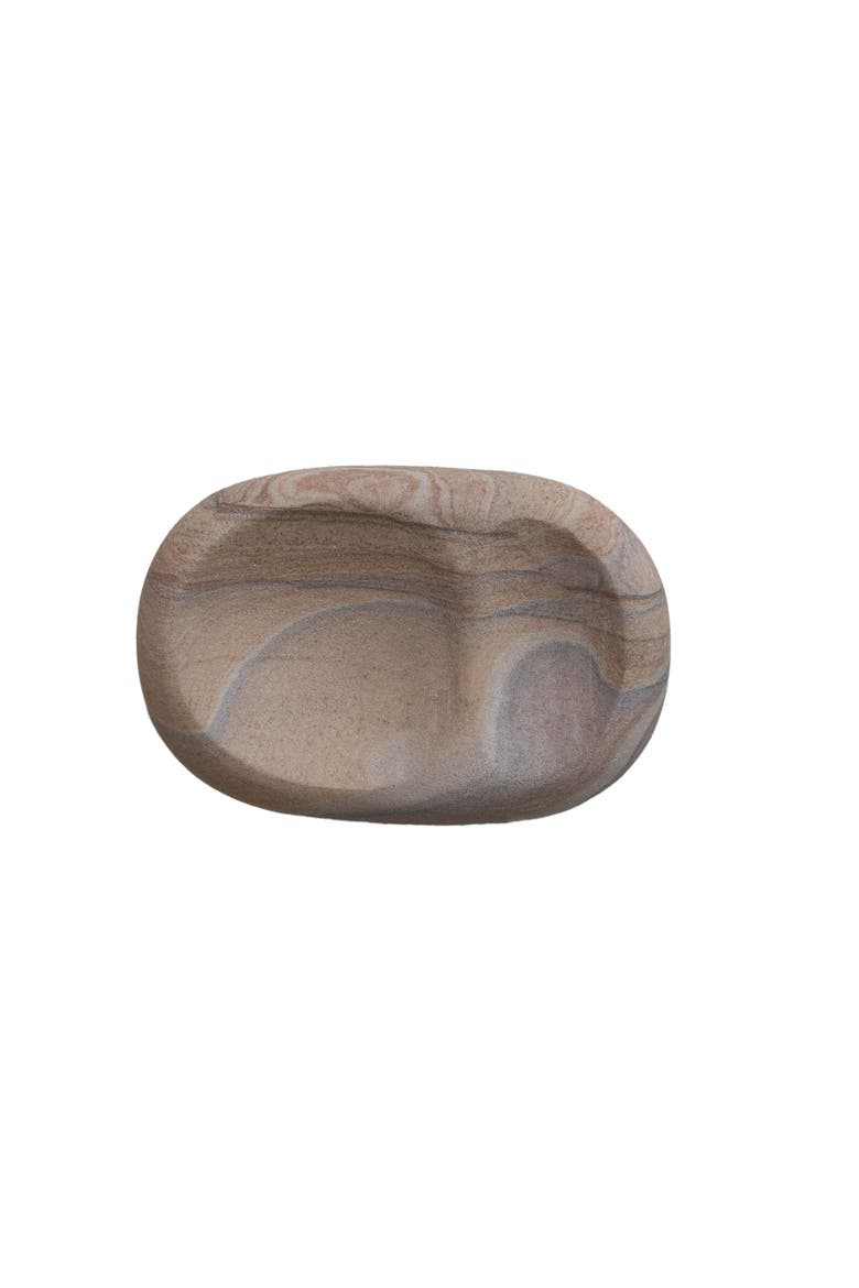 Earthy Sandstone Dish, Multicolor, Main, color, Natural