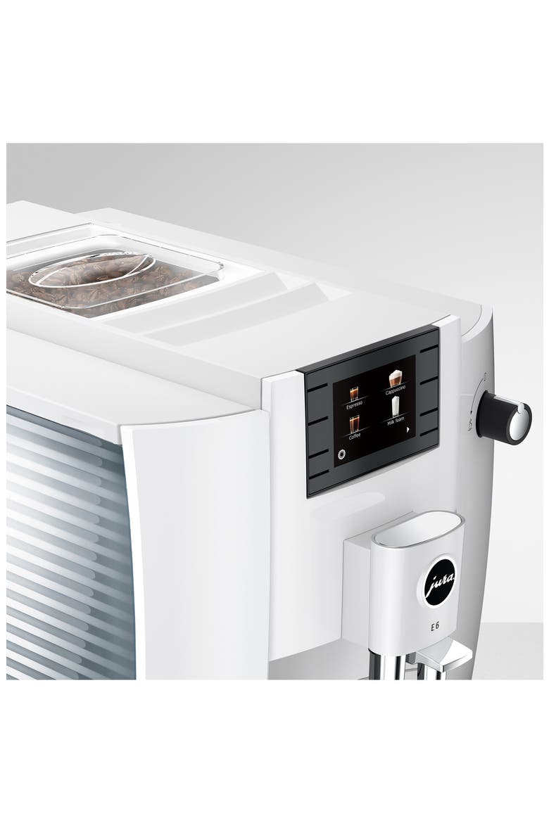 E6 Automatic Coffee Machine, Alternate, color, WHITE