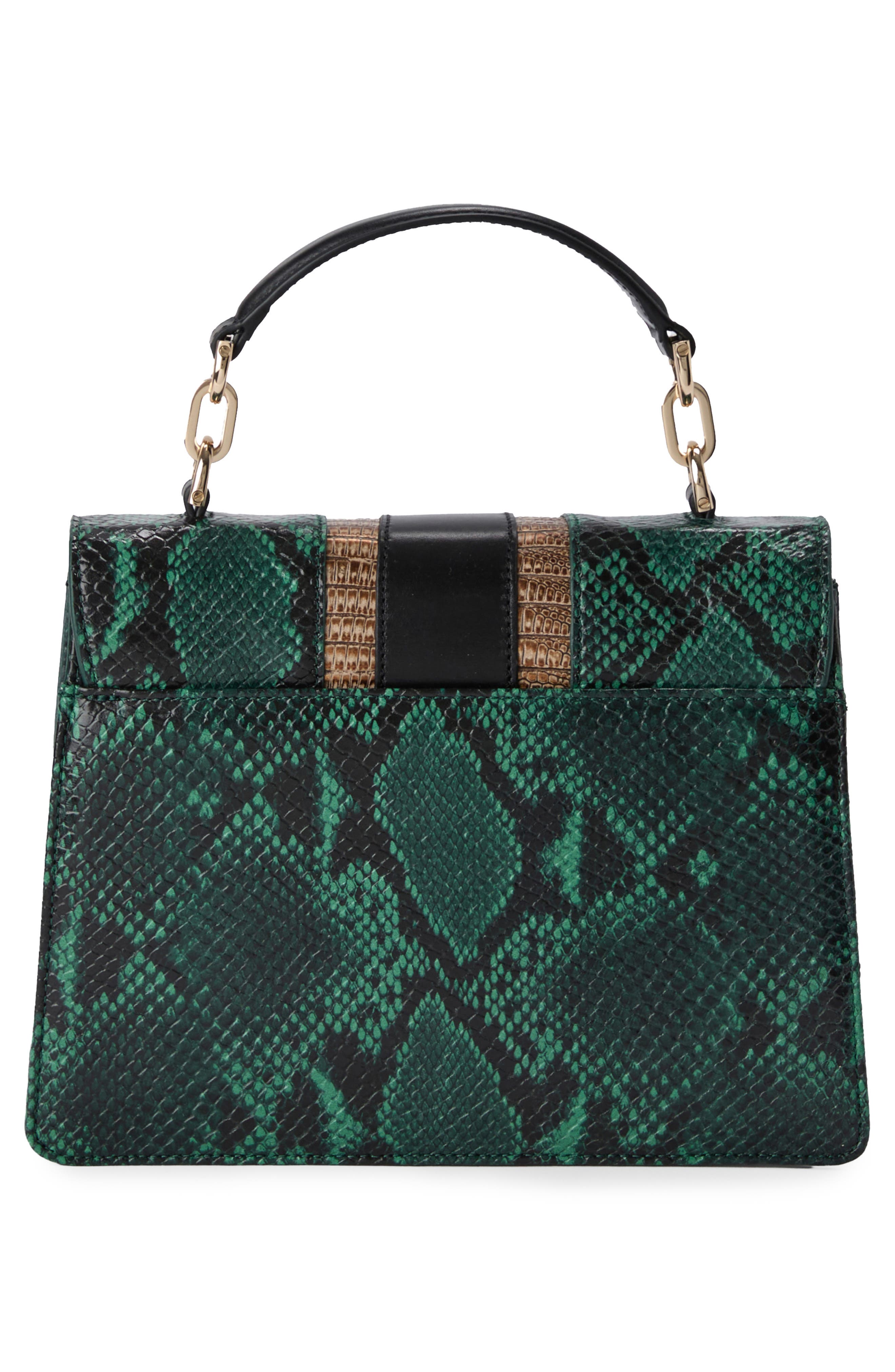 Brahmin Small Hallie Leather Top Handle Bag, Alternate, color, Multi Venezia