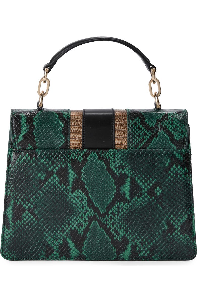 Brahmin Small Hallie Leather Top Handle Bag, Alternate, color, Multi Venezia