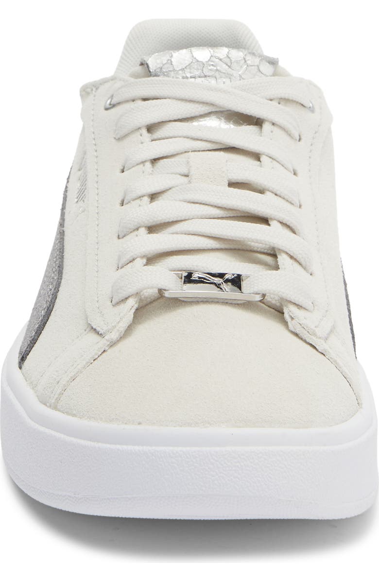 PUMA Aveline Low Top Sneaker, Alternate, color, Feather Gray/ Puma Aged Silver