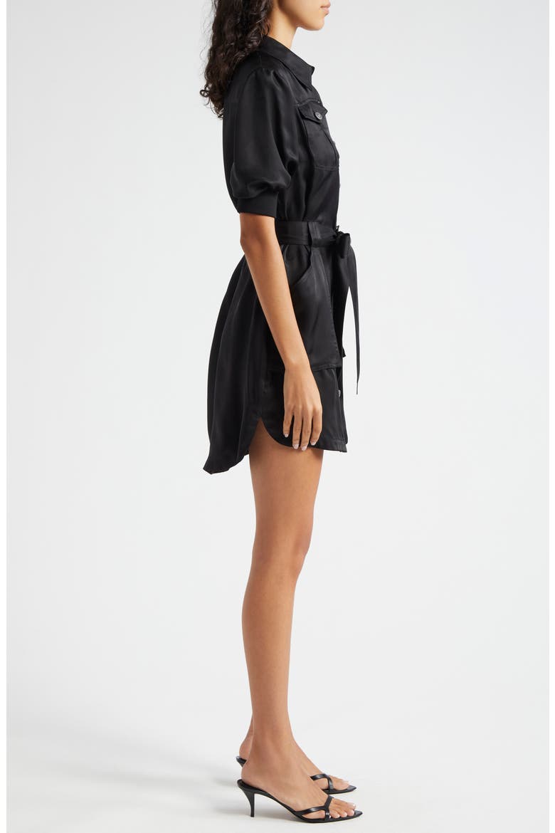 Damla Shirtdress, Alternate, color, BLACK