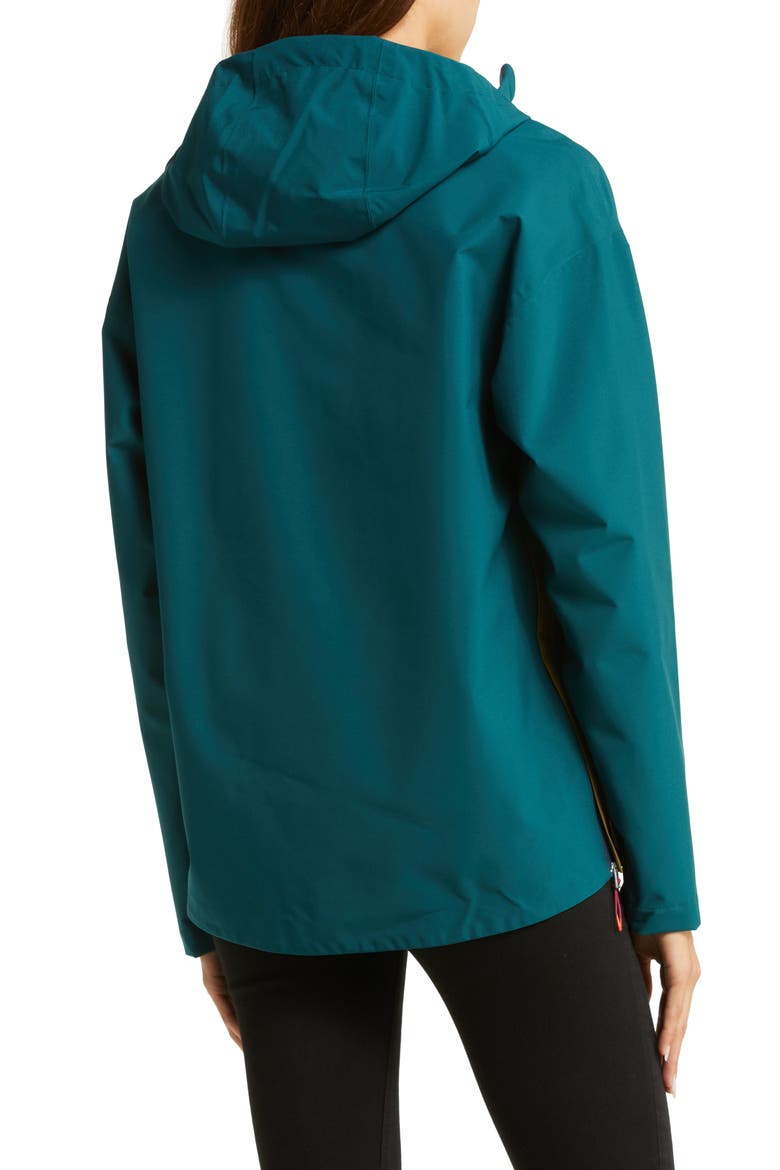 Cielo Rain Anorak, Alternate, color, DEEP OCEAN