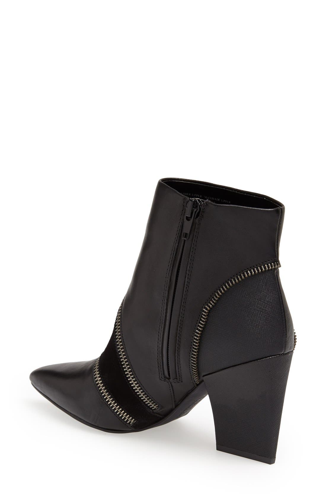 'Lact' Bootie, Alternate, color, BLACK
