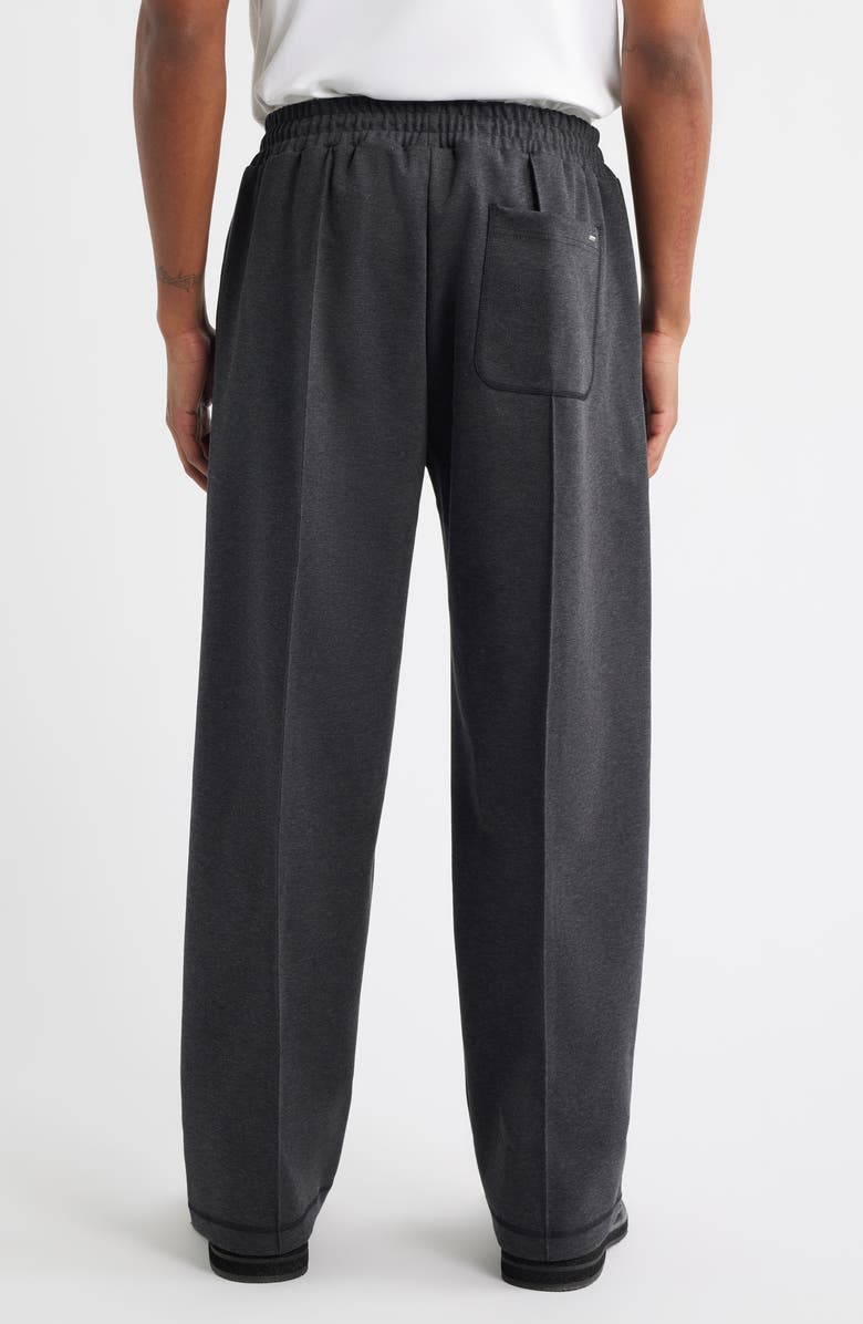 HUGO Dineto Cotton Blend Drawstring Pants, Alternate, color, Med Grey