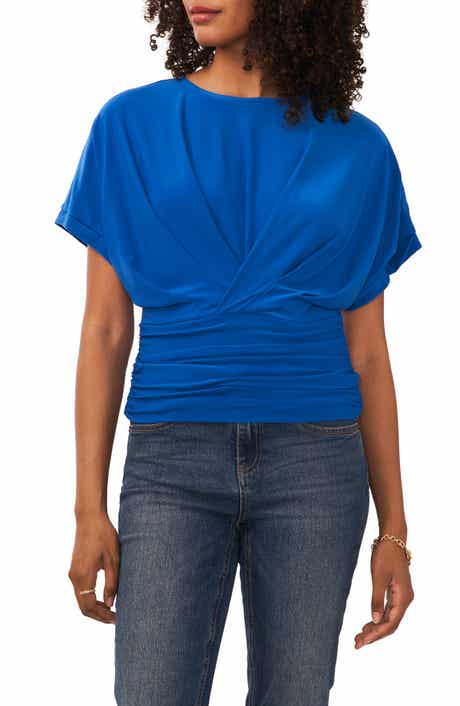Vince Camuto Pleat Waistband Top