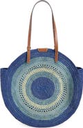 Anya Hindmarch Bow Round Raffia Tote