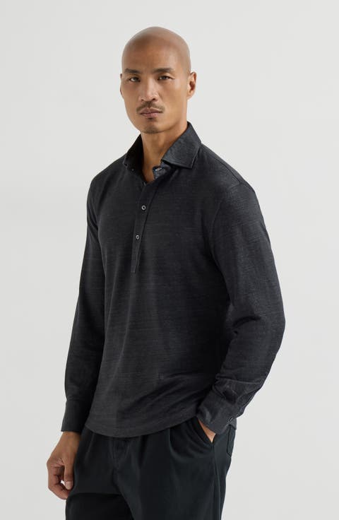 Jersey polo shirt